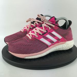 Adidas Movement Boost Pink/White Athletic Running Shoes BB3470 Women's Size 7